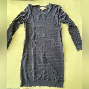 Michael Kors Sweater Dress Navy Blue